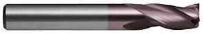 ENDMILL 3 FLUTE 16.0MM L/S FOR ALUMINIUM. HRA65, U-GROOVE FLUTE.DLC COATING