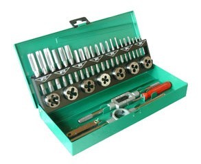 TAP&DIE SET  HSS 33PC M3-M12
